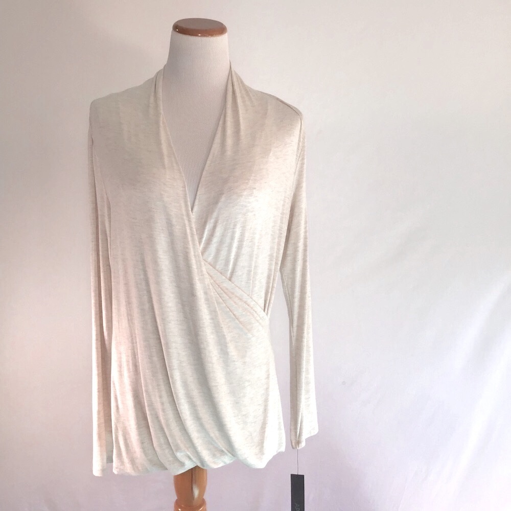Wrap long sleeve shirt Y2K